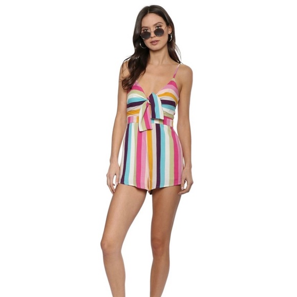 Beautiful, brand new, colorful romper! - Picture 1 of 2